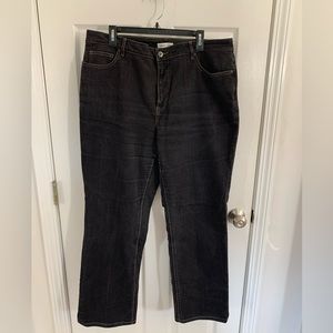 Coldwater creek black jeans size W18